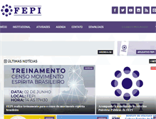 Tablet Screenshot of fepiaui.org.br